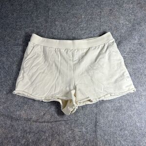 Calia By Carrie Underwood Sweatshorts Womens 2XL Cream Cotton Loungewear
